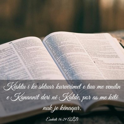 Picture 03 - Ezekieli 16:29 ALB - Kështu i ke shtuar kurvërimet e tua me vendin e - Bible Verse Picture