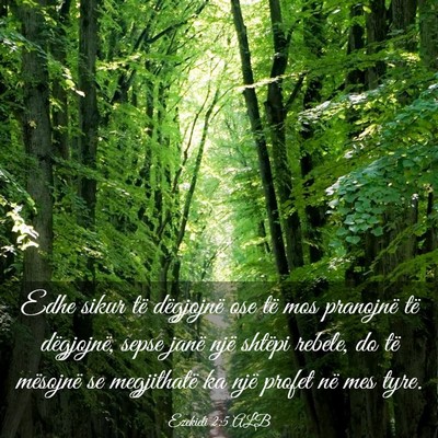Picture 03 - Ezekieli 2:5 ALB - Edhe sikur të dëgjojnë ose të mos pranojnë - Bible Verse Picture