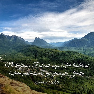 Picture 03 - Ezekieli 48:7 ALB - Në kufirin e Rubenit, nga kufiri lindor në - Bible Verse Picture
