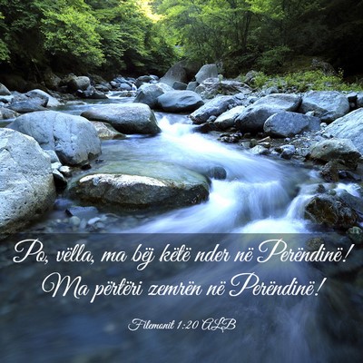 Picture 03 - Filemonit 1:20 ALB - Po, vëlla, ma bëj këtë nder në Perëndinë! - Bible Verse Picture