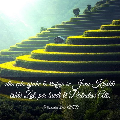 Picture 03 - Filipianëve 2:11 ALB - dhe çdo gjuhë të rrëfejë se Jezu Krishti - Bible Verse Picture