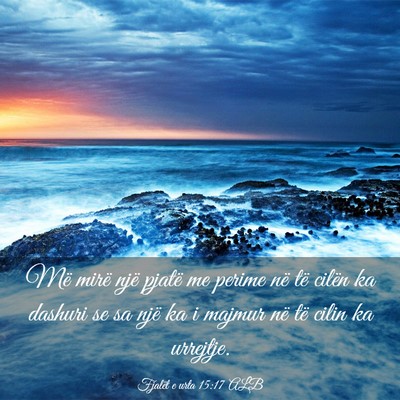 Picture 03 - Fjalët e urta 15:17 ALB - Më mirë një pjatë me perime në të cilën ka - Bible Verse Picture