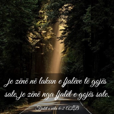 Picture 03 - Fjalët e urta 6:2 ALB - je zënë në lakun e fjalëve të gojës sate, - Bible Verse Picture