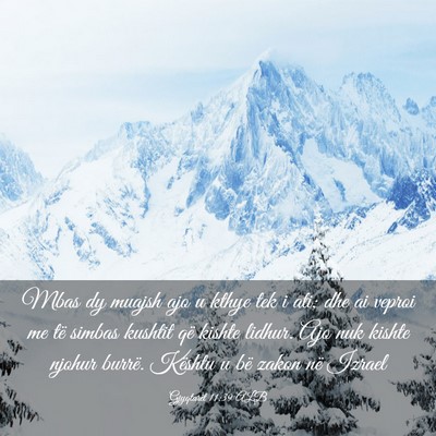 Picture 03 - Gjyqtarët 11:39 ALB - Mbas dy muajsh ajo u kthye tek i ati; dhe ai - Bible Verse Picture