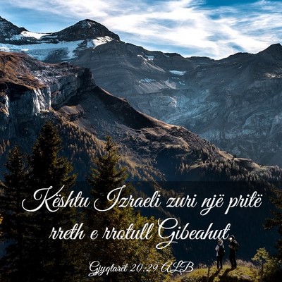 Picture 03 - Gjyqtarët 20:29 ALB - Kështu Izraeli zuri një pritë rreth e rrotull - Bible Verse Picture