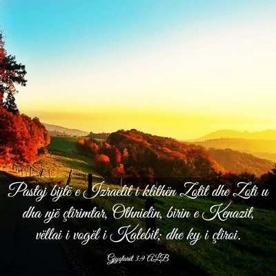 Picture 03 - Gjyqtarët 3:9 ALB - Pastaj bijtë e Izraelit i klithën Zotit dhe - Bible Verse Picture