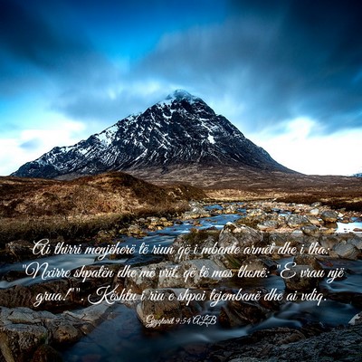 Picture 03 - Gjyqtarët 9:54 ALB - Ai thirri menjëherë të riun që i mbante - Bible Verse Picture