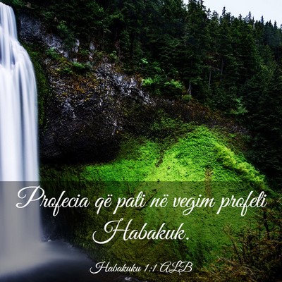 Picture 03 - Habakuku 1:1 ALB - Profecia që pati në vegim profeti - Bible Verse Picture