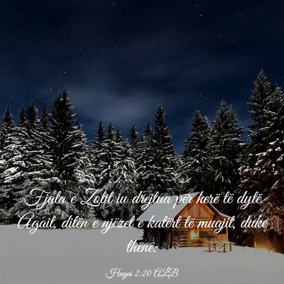 Picture 03 - Hagai 2:20 ALB - Fjala e Zotit iu drejtua për herë të dytë - Bible Verse Picture