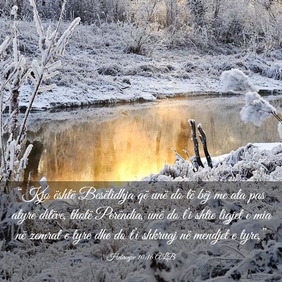 Picture 03 - Hebrenjve 10:16 ALB - “Kjo është Besëlidhja që unë do të bëj - Bible Verse Picture