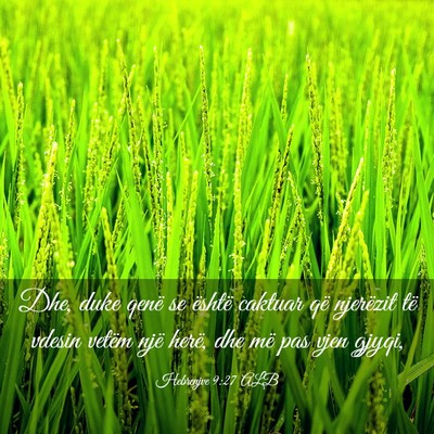 Picture 03 - Hebrenjve 9:27 ALB - Dhe, duke qenë se është caktuar që njerëzit - Bible Verse Picture