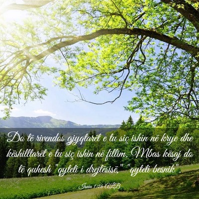 Picture 03 - Isaia 1:26 ALB - Do të rivendos gjyqtarët e tu siç ishin në - Bible Verse Picture