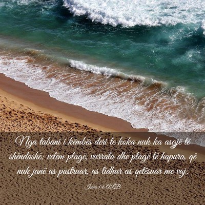 Picture 03 - Isaia 1:6 ALB - Nga tabani i këmbës deri te koka nuk ka asgjë - Bible Verse Picture