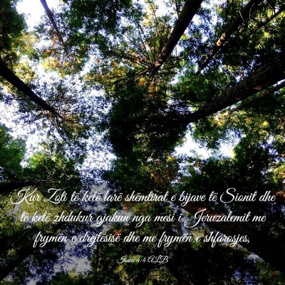 Picture 03 - Isaia 4:4 ALB - Kur Zoti të ketë larë shëmtirat e bijave të - Bible Verse Picture