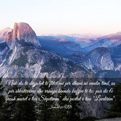 Picture 03 - Isaia 60:18 ALB - Nuk do të dëgjohet të flitet më për dhunë - Bible Verse Picture