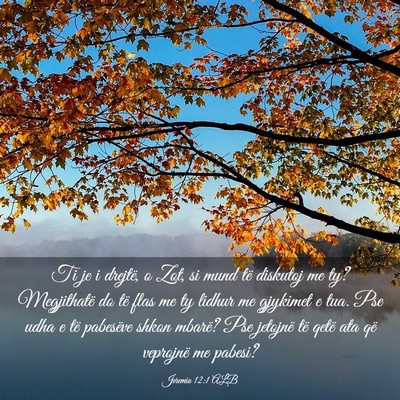 Picture 03 - Jeremia 12:1 ALB - Ti je i drejtë, o Zot, si mund të diskutoj me - Bible Verse Picture