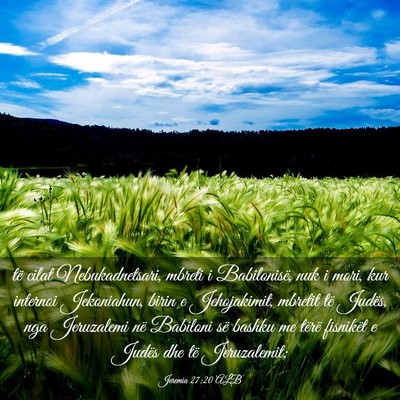 Picture 03 - Jeremia 27:20 ALB - të cilat Nebukadnetsari, mbreti i Babilonisë, - Bible Verse Picture