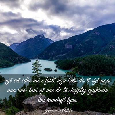 Picture 03 - Jeremia 4:12 ALB - një erë edhe më e fortë nga këto do të - Bible Verse Picture