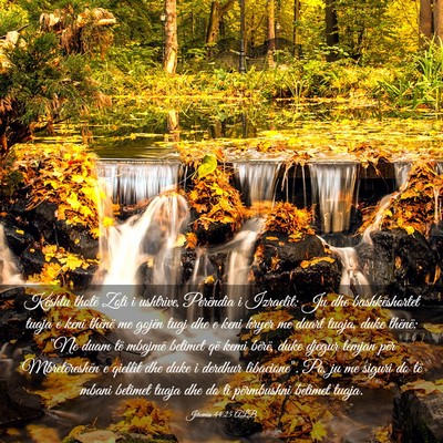 Picture 03 - Jeremia 44:25 ALB - Kështu thotë Zoti i ushtrive, Perëndia i - Bible Verse Picture