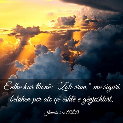 Picture 03 - Jeremia 5:2 ALB - Edhe kur thonë: 