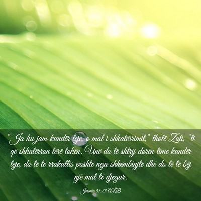 Picture 03 - Jeremia 51:25 ALB - 