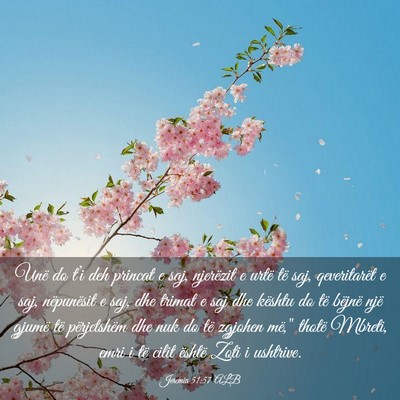 Picture 03 - Jeremia 51:57 ALB - Unë do t’i deh princat e saj, njerëzit e - Bible Verse Picture