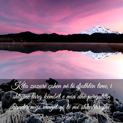 Picture 03 - Jobi 30:12 ALB - Këta zuzarë çohen në të djathtën time, i - Bible Verse Picture