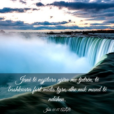 Picture 03 - Jobi 41:17 ALB - Janë të ngjitura njëra me tjetrën, të - Bible Verse Picture