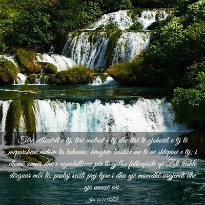 Picture 03 - Jobi 42:11 ALB - Tërë vëllezërit e tij, tërë motrat e tij - Bible Verse Picture