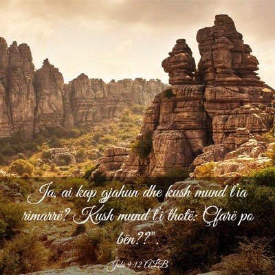 Picture 03 - Jobi 9:12 ALB - Ja, ai kap gjahun dhe kush mund t’ia rimarrë? - Bible Verse Picture