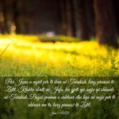 Picture 03 - Jona 1:3 ALB - Por Jona u ngrit për të ikur në Tarshish, larg - Bible Verse Picture