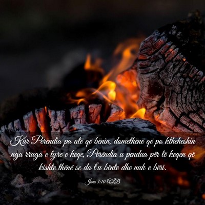 Picture 03 - Jona 3:10 ALB - Kur Perëndia pa atë që bënin, domethënë që - Bible Verse Picture