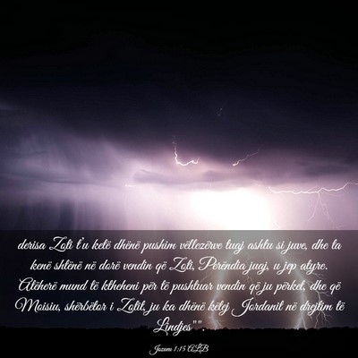 Picture 03 - Jozueu 1:15 ALB - derisa Zoti t’u ketë dhënë pushim - Bible Verse Picture
