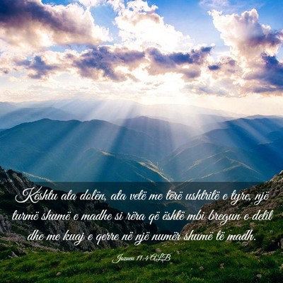 Picture 03 - Jozueu 11:4 ALB - Kështu ata dolën, ata vetë me tërë ushtritë - Bible Verse Picture