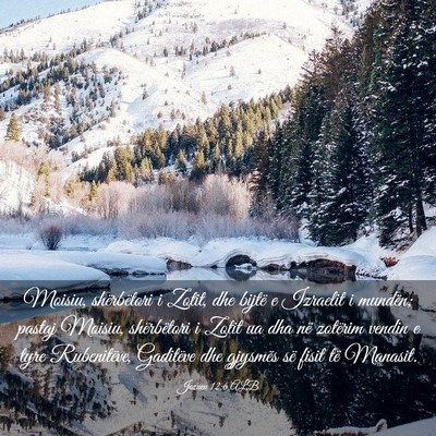 Picture 03 - Jozueu 12:6 ALB - Moisiu, shërbëtori i Zotit, dhe bijtë e - Bible Verse Picture