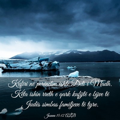 Picture 03 - Jozueu 15:12 ALB - Kufiri në perëndim ishte Deti i Madh. Këta - Bible Verse Picture