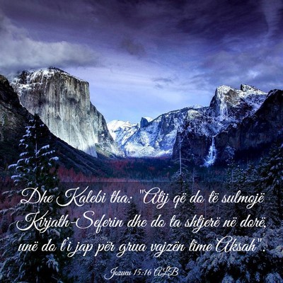 Picture 03 - Jozueu 15:16 ALB - Dhe Kalebi tha: 