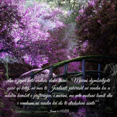 Picture 03 - Jozueu 4:3 ALB - dhe u jepni këtë urdhër, duke thënë: 
