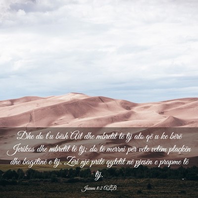 Picture 03 - Jozueu 8:2 ALB - Dhe do t’u bësh Ait dhe mbretit të tij ato - Bible Verse Picture