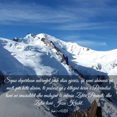 Picture 03 - Juda 1:4 ALB - Sepse depërtuan ndërmjet jush disa njerëz, që - Bible Verse Picture