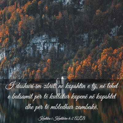 Picture 03 - Kantiku i Kantikëve 6:2 ALB - I dashuri im zbriti në kopshtin e tij, në lehet - Bible Verse Picture