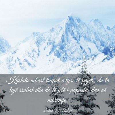 Picture 03 - Levitiku 11:25 ALB - Kushdo mbart trupat e tyre të pajetë, do të - Bible Verse Picture