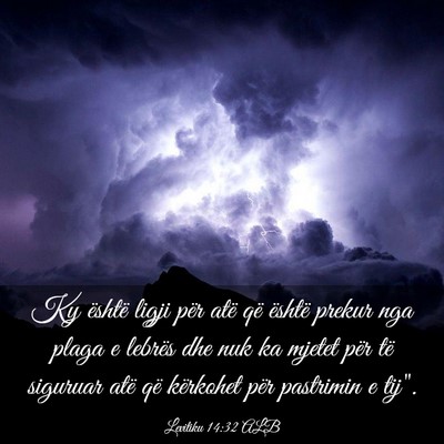 Picture 03 - Levitiku 14:32 ALB - Ky është ligji për atë që është prekur nga - Bible Verse Picture