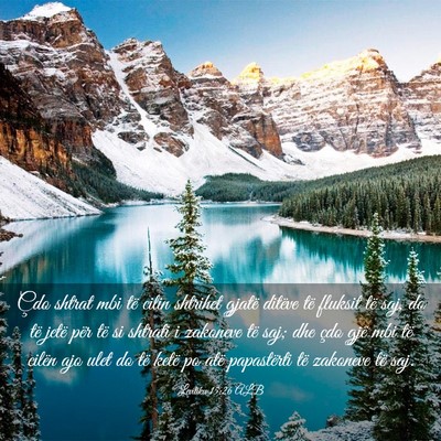 Picture 03 - Levitiku 15:26 ALB - Çdo shtrat mbi të cilin shtrihet gjatë ditëve - Bible Verse Picture