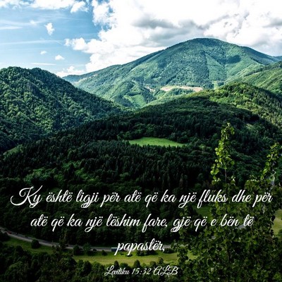 Picture 03 - Levitiku 15:32 ALB - Ky është ligji për atë që ka një fluks dhe - Bible Verse Picture