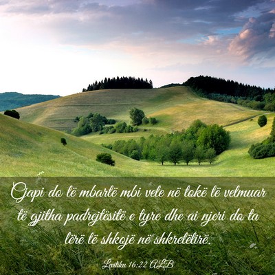 Picture 03 - Levitiku 16:22 ALB - Cjapi do të mbartë mbi vete në tokë të - Bible Verse Picture
