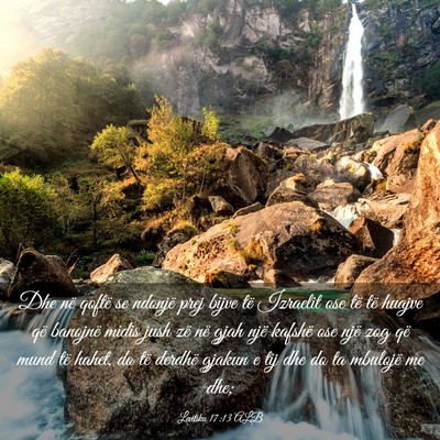 Picture 03 - Levitiku 17:13 ALB - Dhe në qoftë se ndonjë prej bijve të Izraelit - Bible Verse Picture