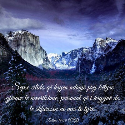 Picture 03 - Levitiku 18:29 ALB - Sepse cilido që kryen ndonjë prej këtyre - Bible Verse Picture