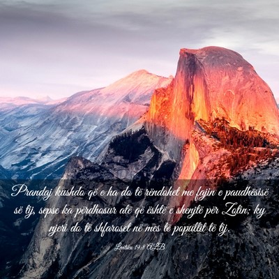 Picture 03 - Levitiku 19:8 ALB - Prandaj kushdo që e ha do të rëndohet me fajin - Bible Verse Picture