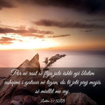 Picture 03 - Levitiku 2:7 ALB - Por në rast se flija jote është një blatim - Bible Verse Picture